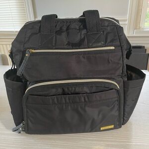 Skip Hop Black Diaper Bag/Backpack